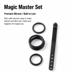 S-HANDE S120 Combined Delay Cock Ring, Dual-Ring Lock Stamina Intimate Accessory for Couples - Image 6