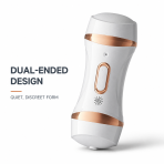 Automatic Electric Dual Tunnel Male Stroker, Quiet Suction Intimate Training Toy for Men - Image 4
