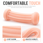 Lingxi Dual Tunnel Male Stroker, Vibrating Voice Playback Dual Entry Electric Intimate Toy - Image 5