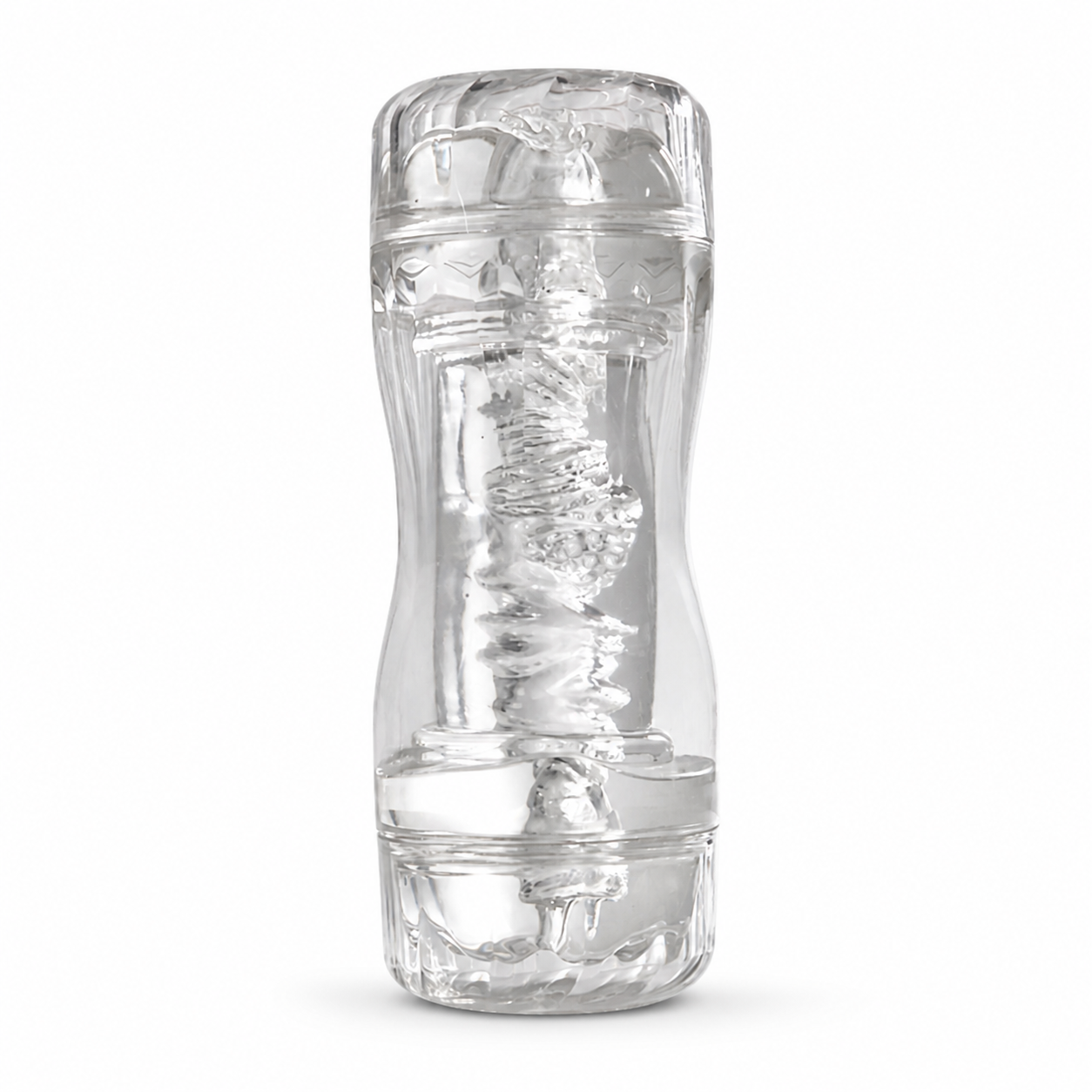exec-5d419a07-2d61-4ca5-a2d8-f9bf147ae6e7 Clear Manual Male Stroker | Body Safe Reusable Intimate Toy for Men - Image 1