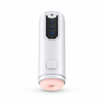 Heated Automatic Telescopic Male Stroker, Variable Frequency Vibrating Voice Intimate Toy