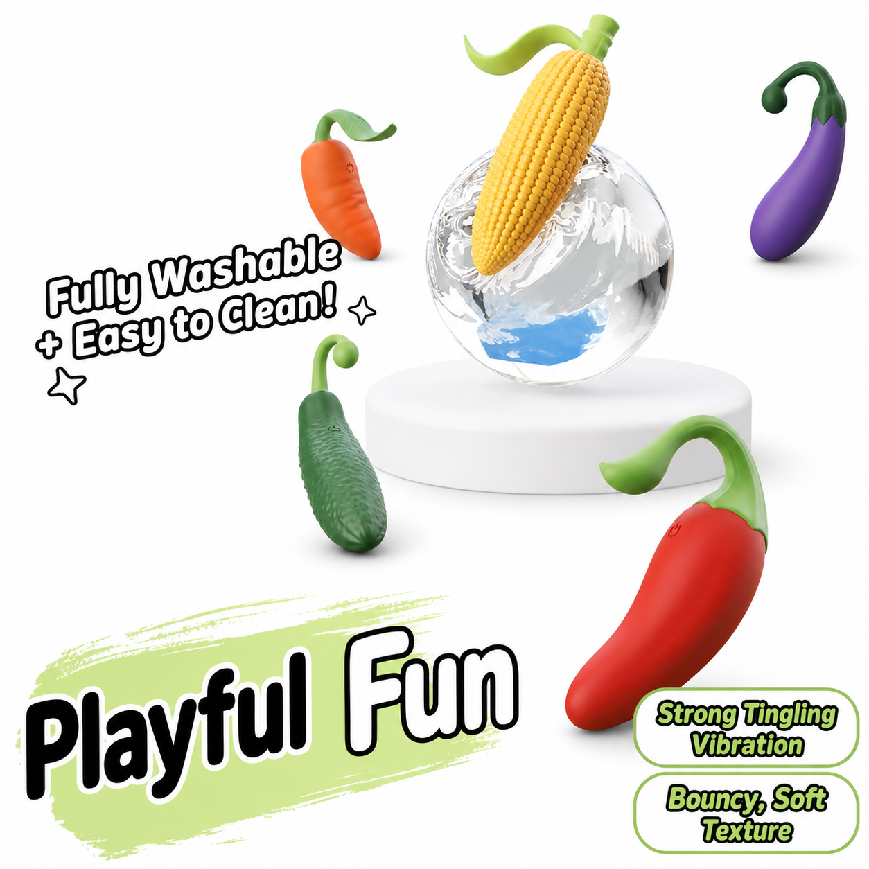 exec-681eaef0-2937-439b-beb0-c5231fcf69f9 Wanshi Fruit‑Vegetable Shaped Mini Vibrating Egg, Wireless Remote Discreet Intimate Pleasure Toy for Women - Image 1