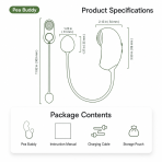 V‑Smile Code Pea Hero Suction Vibrating Egg, Quiet Intimate Massager for Women - Image 5