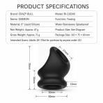 Reusable Waterproof Male Delay Ring, BAILE Crazy Bull Penile Lock Ring for Bedroom Play - Image 6