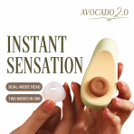 CUCUPIE Avocado Gen 2 Sucking & Slapping Vibrator, Clitoral Stimulator Pleasure Toy for Women - Image 6