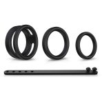 S-HANDE S120 Combined Delay Cock Ring, Dual-Ring Lock Stamina Intimate Accessory for Couples
