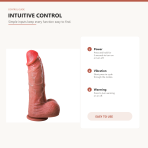 Women Wireless Remote Heated Vibrating Dildo, Telescopic & Swinging Intimate Toy - Image 5